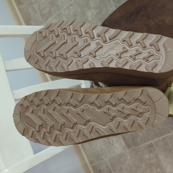 Bearpaw Women’s Krista Wedge Boots US 9 Brown/ Hickory USED ONCE LIKE NEW - Picture 3 of 6